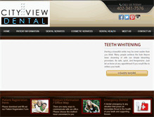 Tablet Screenshot of cityviewdentalomaha.com